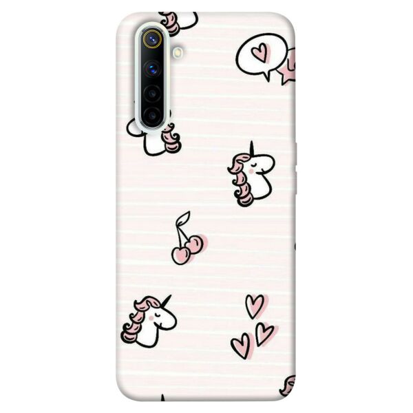 

Чехол itsPrint Паттерн единороги 4 для Realme 6