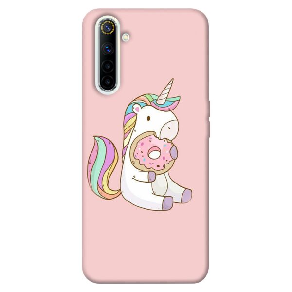 

Чехол itsPrint Единорог с пончиком для Realme 6