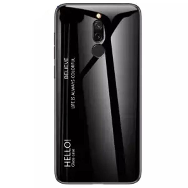 

TPU+Glass чехол Gradient HELLO для Xiaomi Redmi 8 Черный