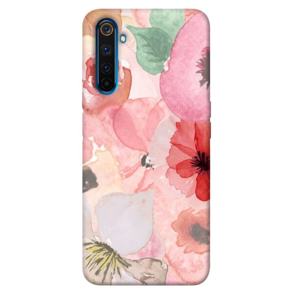 

Чехол itsPrint Акварельные цветы 3 для Realme 6 Pro
