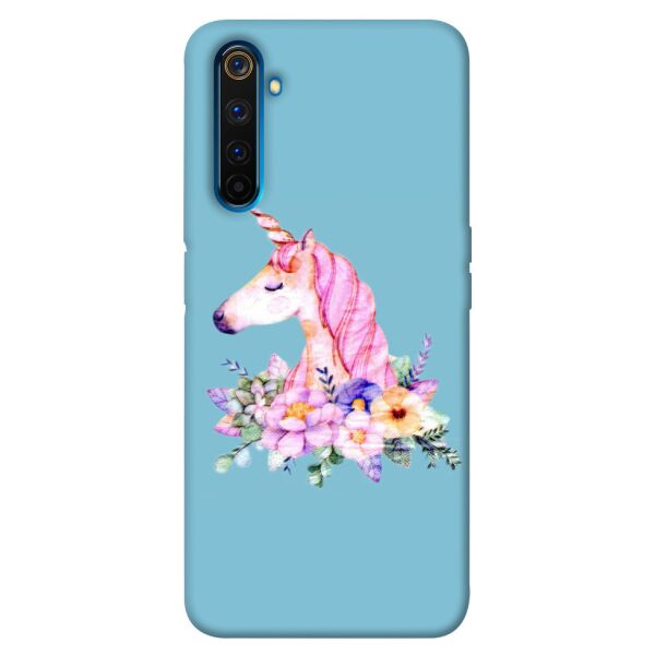 

Чехол itsPrint Счастливый единорог для Realme 6 Pro