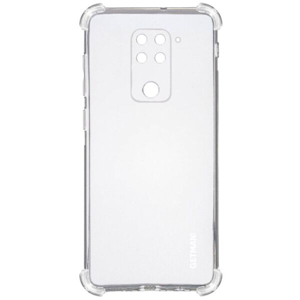 

TPU чехол GETMAN Ease logo усиленные углы для Xiaomi Redmi Note 9 / Redmi 10X Бесцветный (прозрачный)