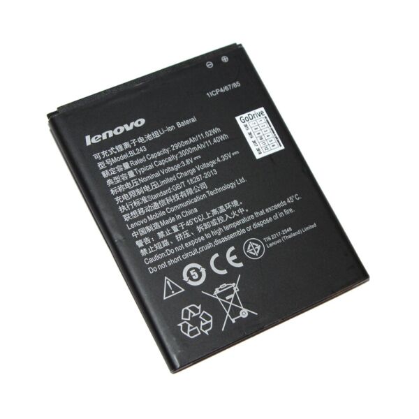 

Аккумулятор Aspor Lenovo BL243 A7000/ A7600/ K3 Note/ A5860/ S5600