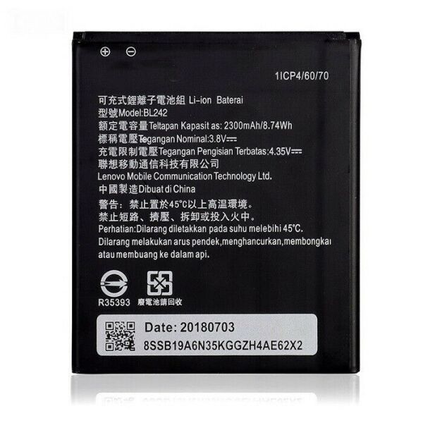

Аккумулятор Lenovo BL242 A6000 A6010 [КНР]