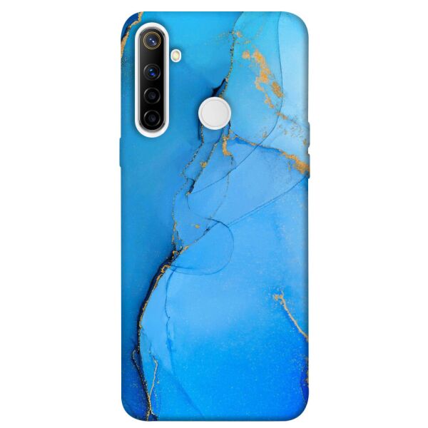 

Чехол itsPrint Синий с золотом для Realme 6i