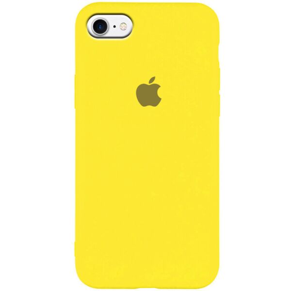 

Чехол Silicone Case Slim Full Protective для Apple iPhone 7 / 8 (4.7") Желтый / Neon Yellow