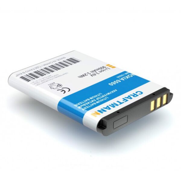 

Аккумулятор Craftmann BL-5B для Nokia 6060 900mAh