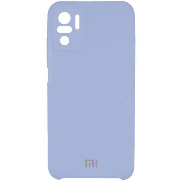 

Чехол Silicone Cover Full Camera (AAA) для Xiaomi Redmi Note 10 / Note 10s Голубой / Lilac Blue
