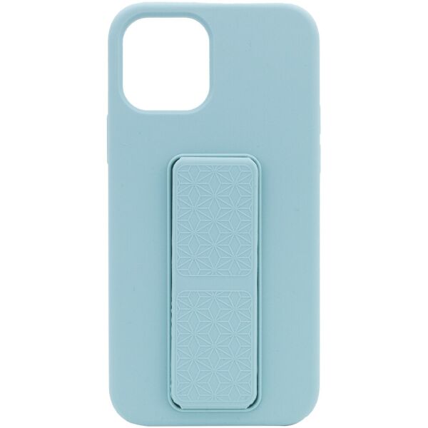 

Чехол Silicone Case Hand Holder для Apple iPhone 12 Pro / 12 (6.1") Бирюзовый / Ice Blue