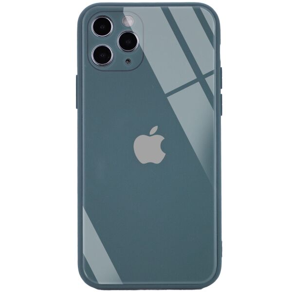

TPU+Glass чехол GLOSSY Logo Full camera (opp) для Apple iPhone 11 Pro Max (6.5") Зеленый