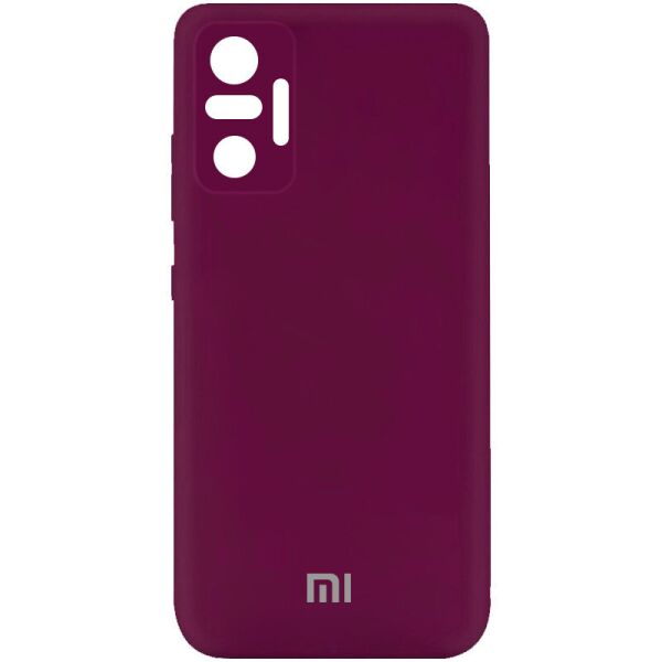 

Чехол Silicone Cover My Color Full Camera (A) для Xiaomi Redmi Note 10 Pro Бордовый / Marsala