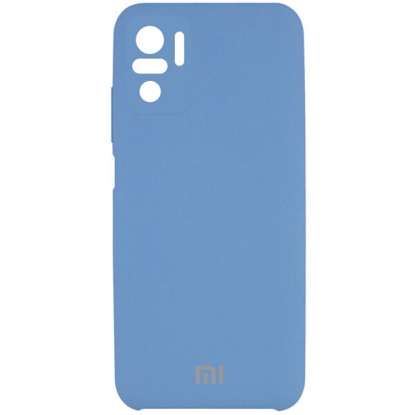 

Чехол Silicone Cover Full Camera (AAA) для Xiaomi Redmi Note 10 / Note 10s Синий / Denim Blue