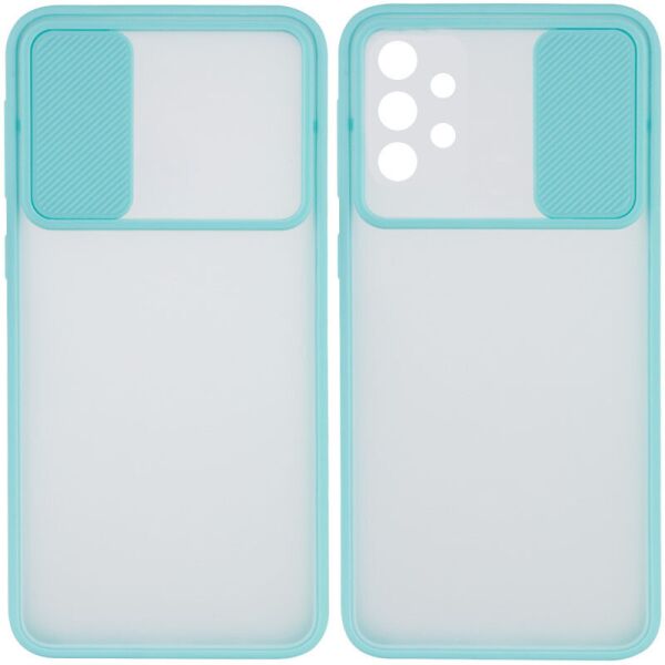 

Чехол Camshield mate TPU со шторкой для камеры для Samsung Galaxy A72 4G / A72 5G Бирюзовый