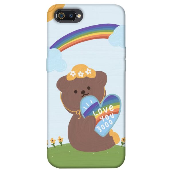 

Чехол itsPrint Мишка с сердцем для Realme C2