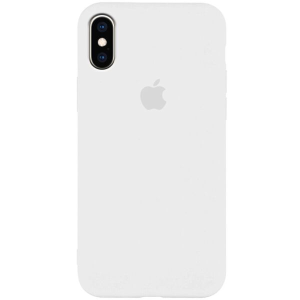 

Чехол Silicone Case Slim Full Protective для Apple iPhone XS Max (6.5") Белый / White