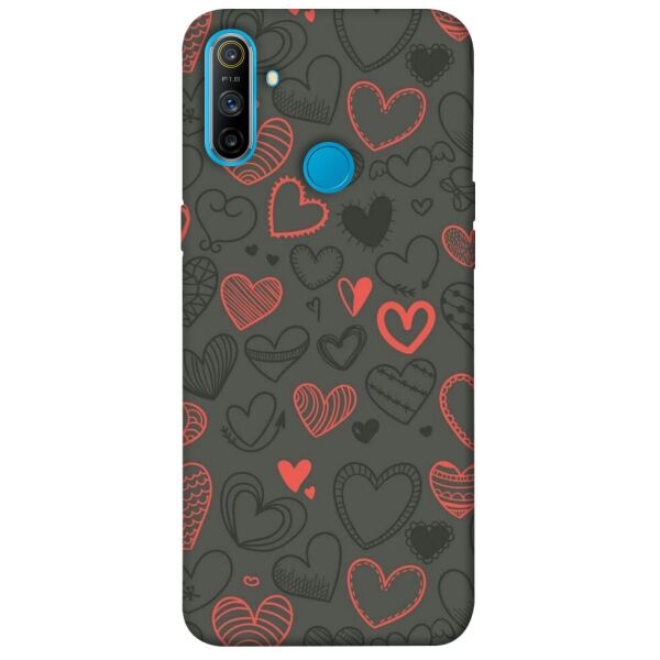 

Чехол itsPrint Милые сердца для Realme C3