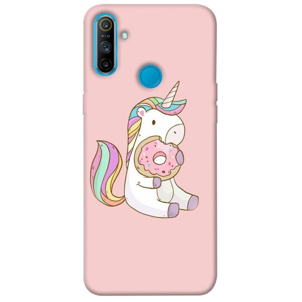 

Чехол itsPrint Единорог с пончиком для Realme C3