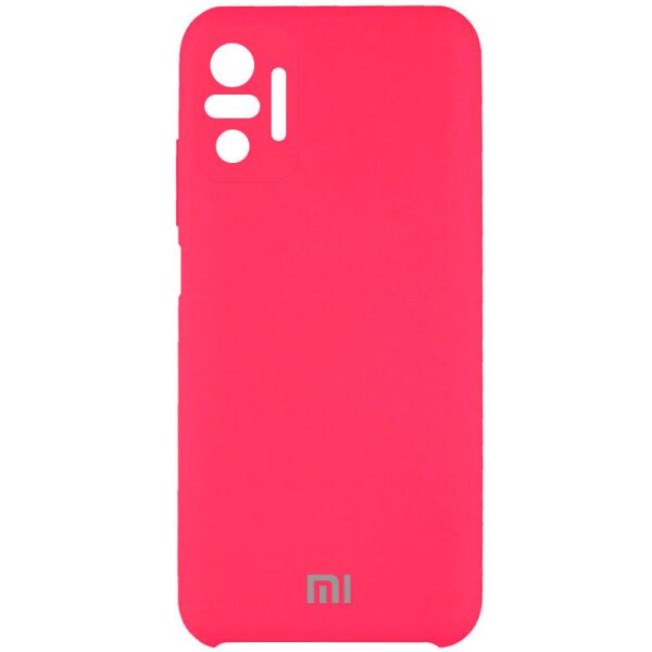 

Чехол Silicone Cover Full Camera (AAA) для Xiaomi Redmi Note 10 Pro Розовый / Shiny pink
