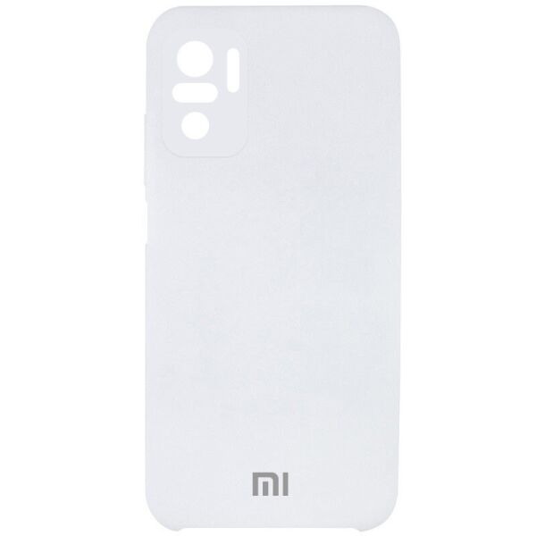 

Чехол Silicone Cover Full Camera (AAA) для Xiaomi Redmi Note 10 / Note 10s Белый / White