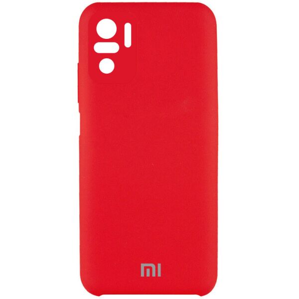 

Чехол Silicone Cover Full Camera (AAA) для Xiaomi Redmi Note 10 / Note 10s Красный / Red