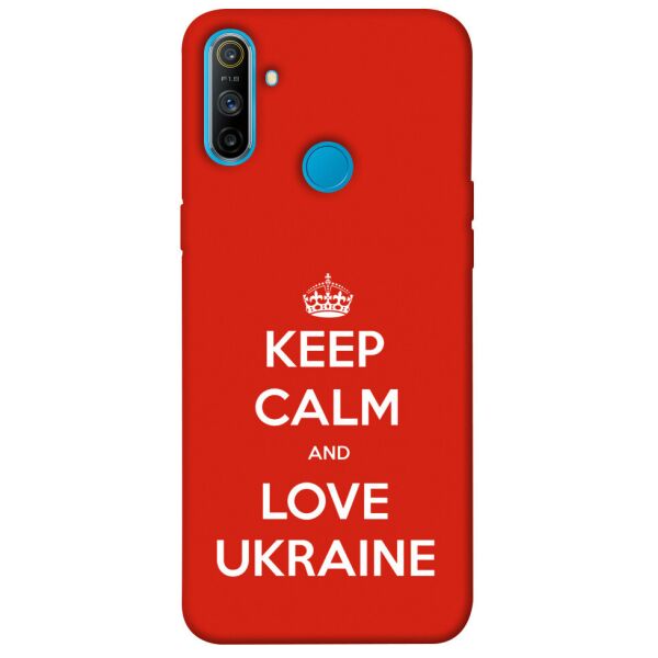 

Чехол itsPrint Keep calm and love Ukraine для Realme C3
