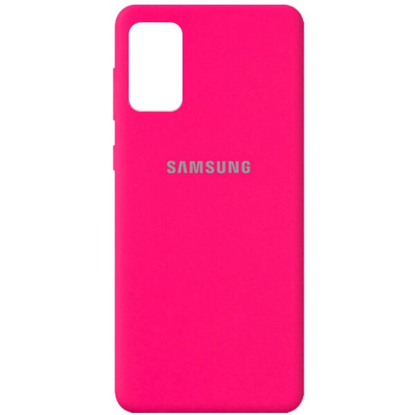 

Чехол Silicone Cover Full Protective (AA) для Samsung Galaxy A02s Розовый / Barbie pink