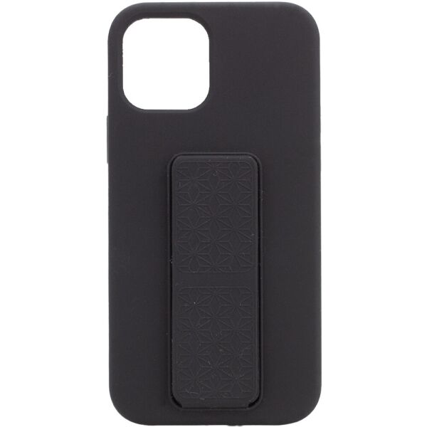 

Чехол Silicone Case Hand Holder для Apple iPhone 12 Pro / 12 (6.1") Черный / Black