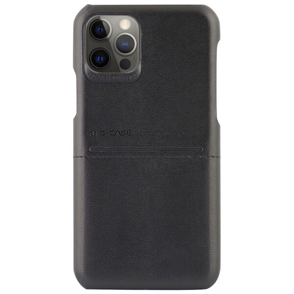 

Кожаная накладка G-Case Cardcool Series для Apple iPhone 12 Pro / 12 (6.1") Черный