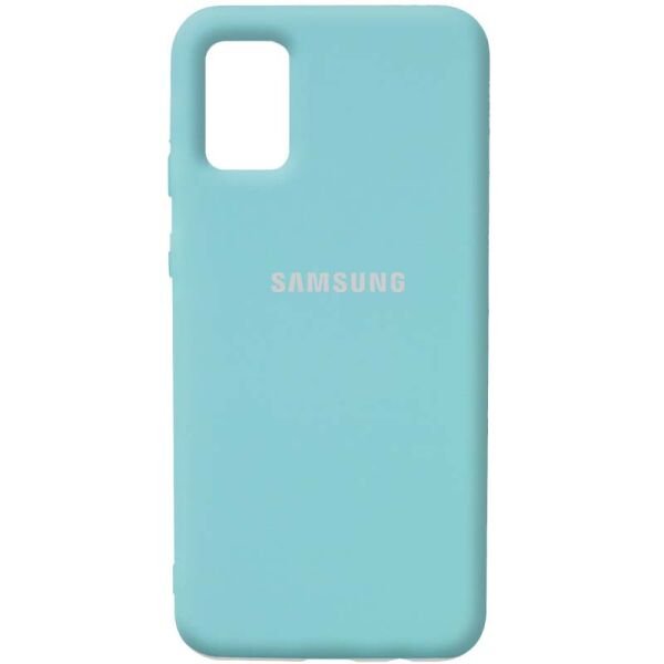 

Чехол Silicone Cover Full Protective (AA) для Samsung Galaxy A02s Бирюзовый / Ice Blue