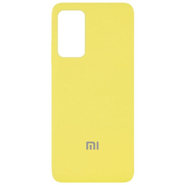 

Чехол Silicone Cover Full Protective (AA) для Xiaomi Redmi Note 10 Pro Желтый / Yellow