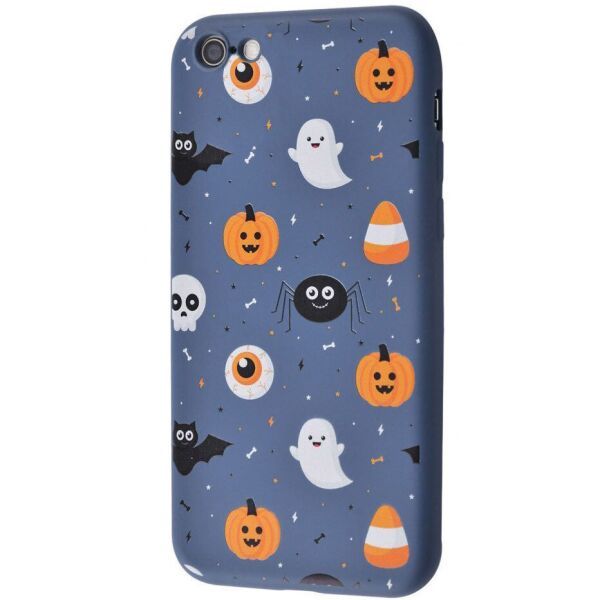 

TPU чехол WAVE Fancy для Apple iPhone 6/6s (4.7") Ghosts and pumpkins / Dark blue