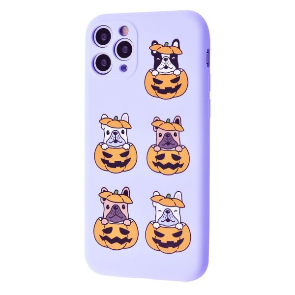 

TPU чехол WAVE Fancy для Apple iPhone 11 Pro (5.8") Dog in pumpkin / Light purple