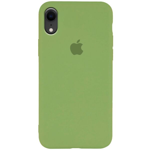 

Чехол Silicone Case Slim Full Protective для Apple iPhone XR (6.1") Мятный / Mint