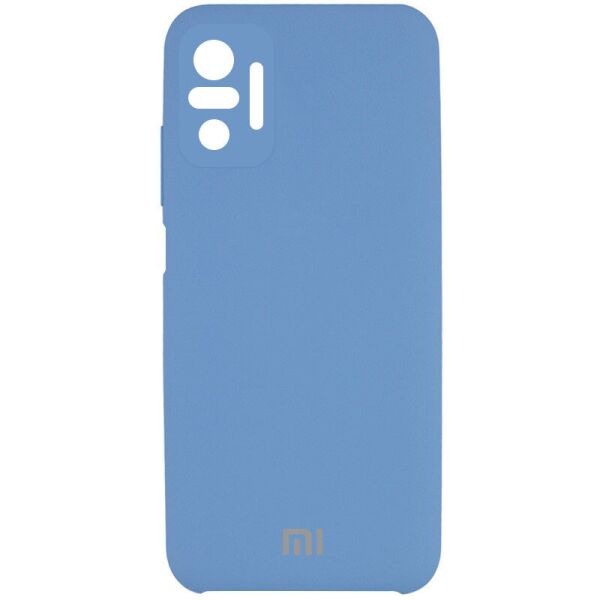 

Чехол Silicone Cover Full Camera (AAA) для Xiaomi Redmi Note 10 Pro Синий / Denim Blue