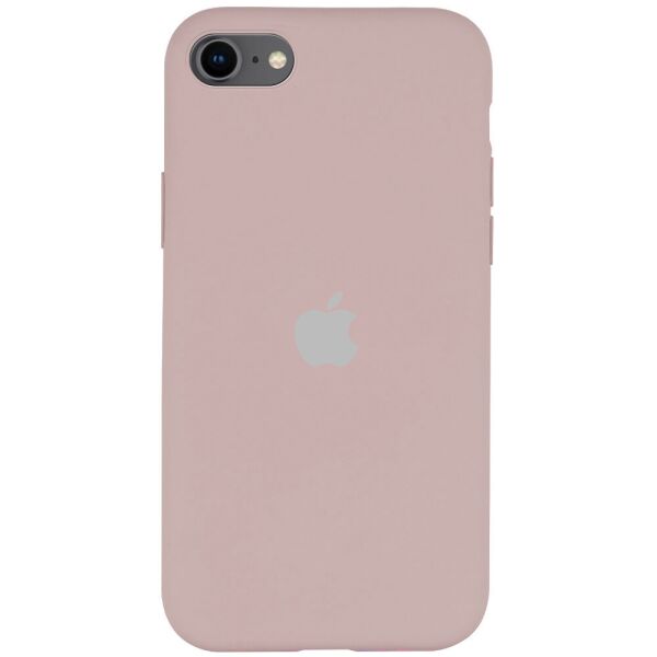 

Чехол Silicone Case Full Protective (A) для Apple iPhone SE (2020) Розовый / Pink Sand