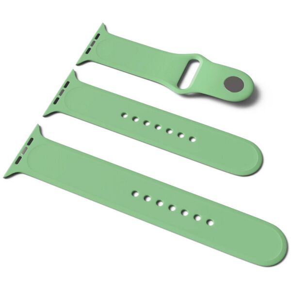 

Силиконовый ремешок для Apple Watch Sport Band 38 / 40 (S/M & M/L) 3pcs Мятный / Mint