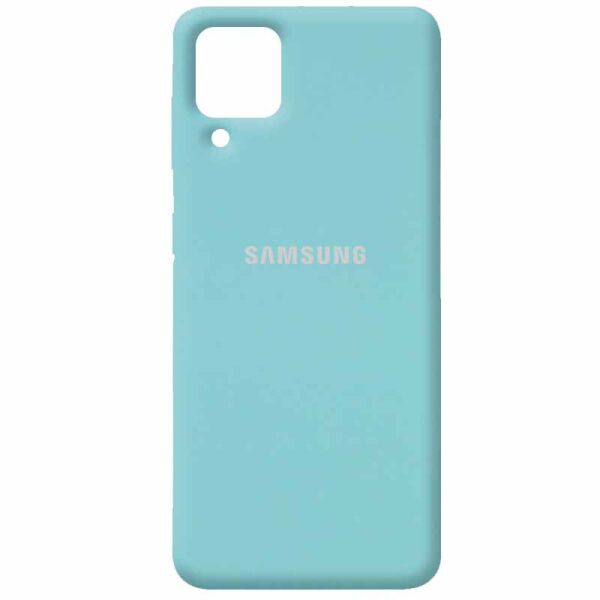 

Чехол Silicone Cover Full Protective (AA) для Samsung Galaxy A02 Бирюзовый / Ice Blue