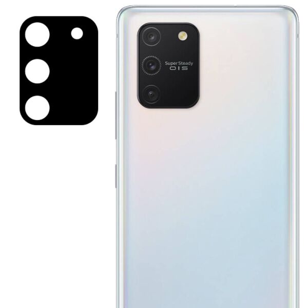 

Гибкое защитное стекло 0.18mm на камеру (тех.пак) для Samsung Galaxy S10 Lite Черный