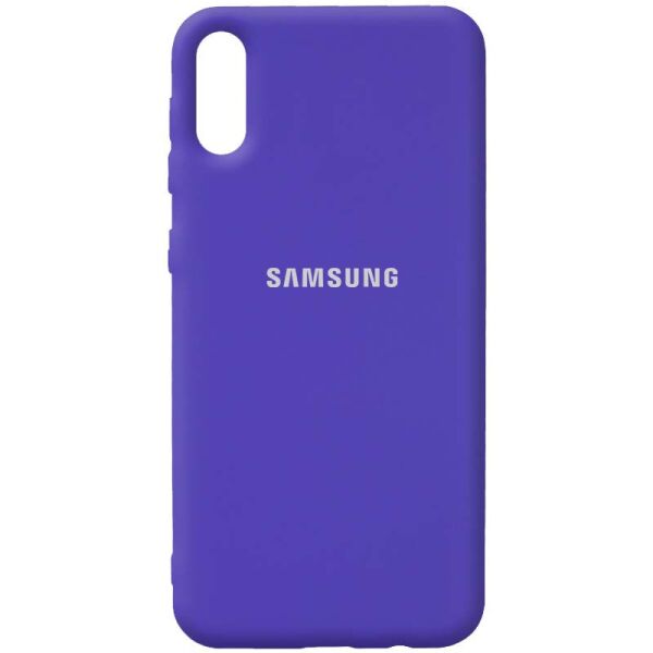 

Чехол Silicone Cover Full Protective (AA) для Samsung Galaxy A02 Фиолетовый / Purple