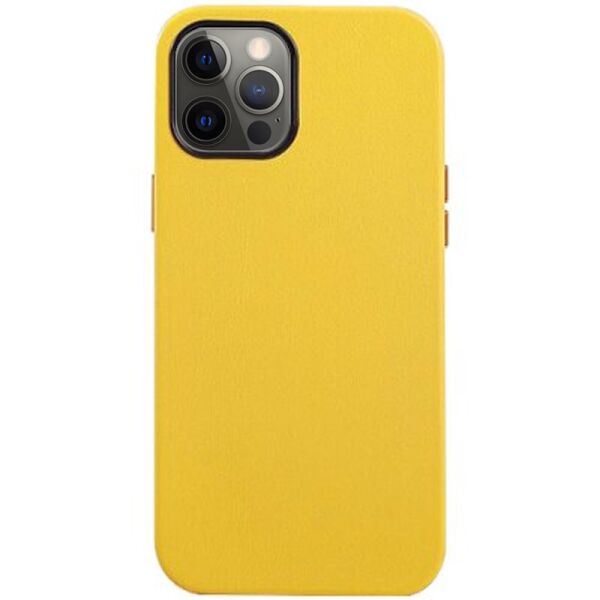 

Кожаный чехол K-Doo Noble Collection для Apple iPhone 12 Pro / 12 (6.1") Желтый