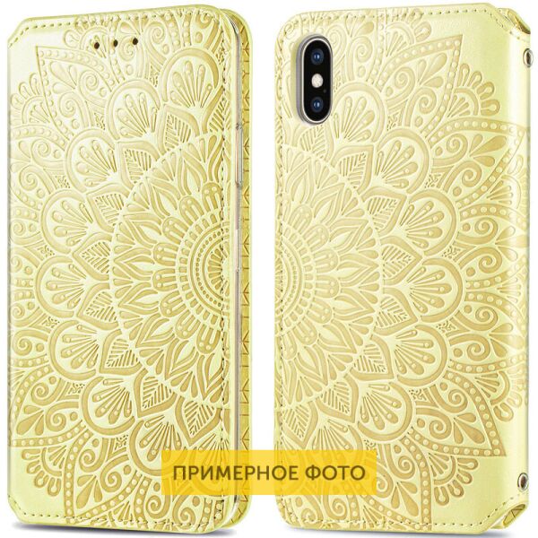 

Кожаный чехол книжка GETMAN Mandala (PU) для Xiaomi Poco X3 NFC / Poco X3 Pro Желтый