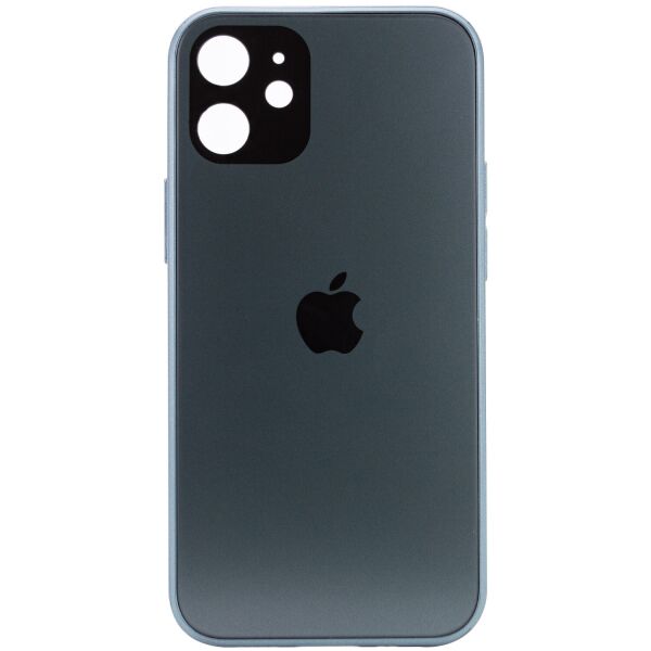 

TPU+Glass чехол GLOSSY Logo Full camera для Apple iPhone 12 mini (5.4") Зеленый