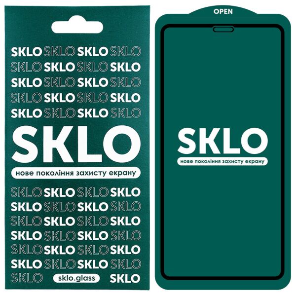 

Защитное стекло SKLO 5D (full glue) для Apple iPhone 12 Pro / 12 (6.1";) Черный