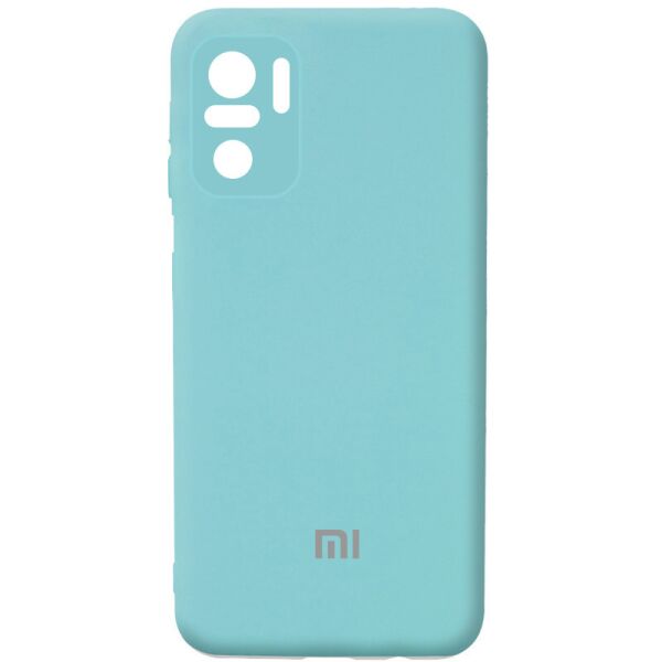 

Чехол Silicone Cover Full Camera (AA) для Xiaomi Redmi Note 10 / Note 10s Бирюзовый / Ice Blue