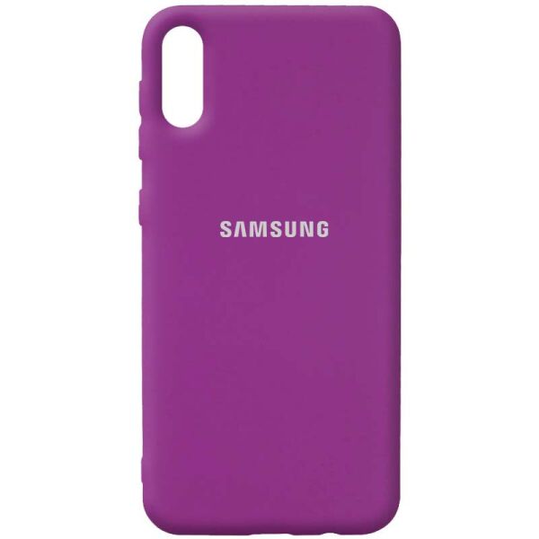 

Чехол Silicone Cover Full Protective (AA) для Samsung Galaxy A02 Фиолетовый / Grape