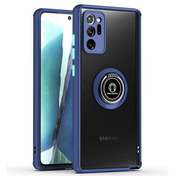 

TPU+PC чехол Deen ColorEdgingRing for Magnet для Samsung Galaxy Note 20 Ultra Синий