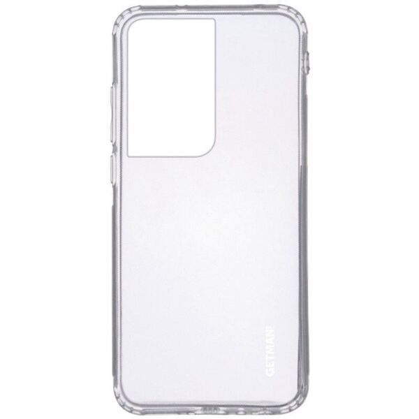 

TPU чехол GETMAN Clear 1,0 mm для Samsung Galaxy S21 Ultra Бесцветный (прозрачный)