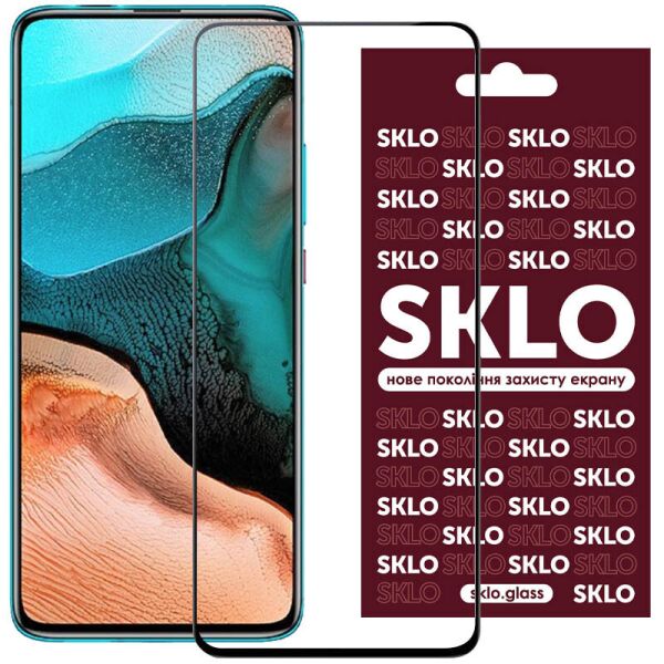 

Защитное стекло SKLO 3D (full glue) для Xiaomi Redmi K30 Pro / Poco F2 Pro Черный