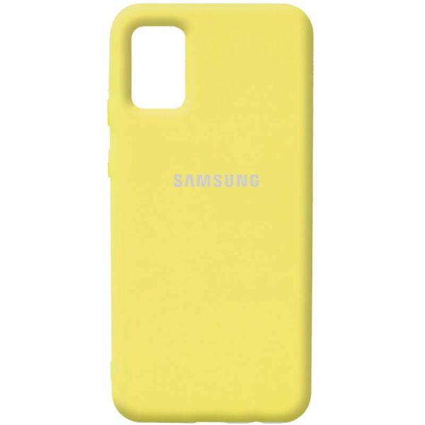 

Чехол Silicone Cover Full Protective (AA) для Samsung Galaxy A02s Желтый / Yellow