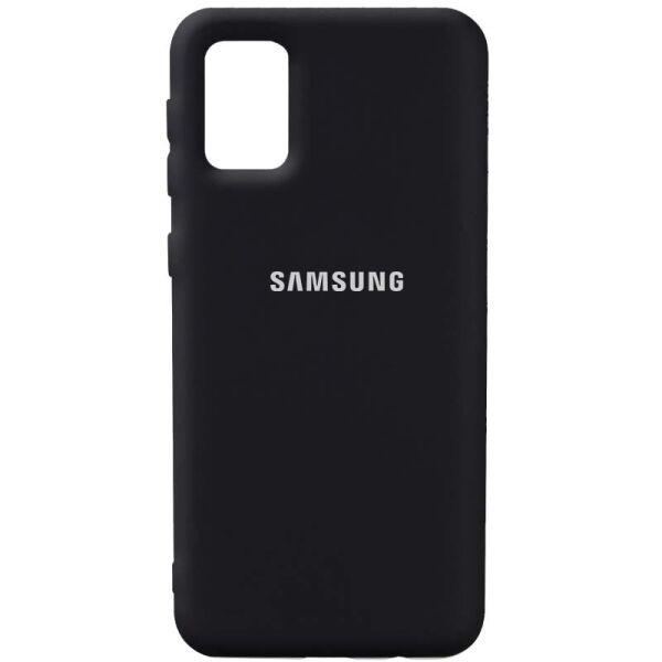 

Чехол Silicone Cover Full Protective (AA) для Samsung Galaxy A02s Черный / Black